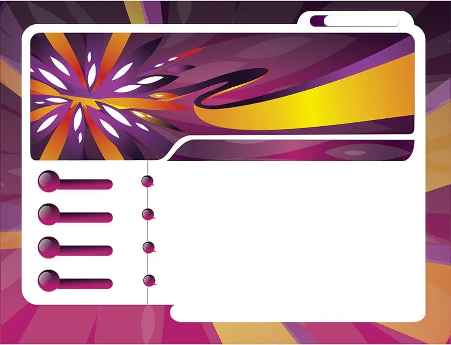 Colorful UI design by Hamdan Ibne Muneer